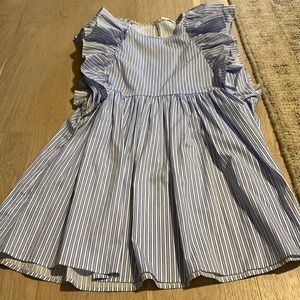 Karlie blue and white stripe mini sz small